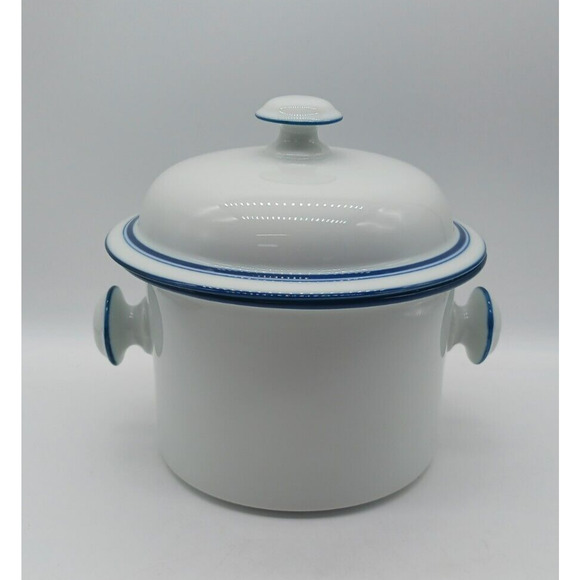 Dansk Bistro Christianshavn 1.75 Qt Covered Casserole Dish Handles Blue DANCHRB